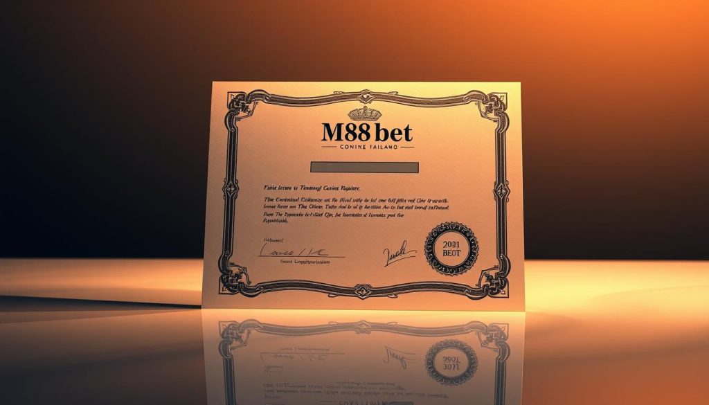 ใบอนุญาตคาสิโน M88bet
