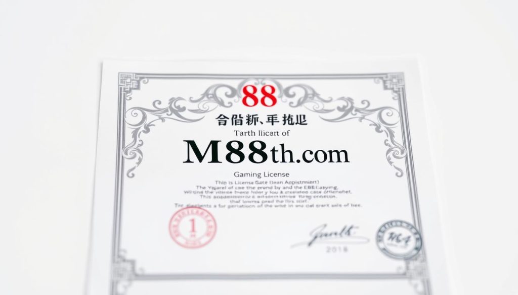 ใบอนุญาตเกมมิ่ง M88th.com