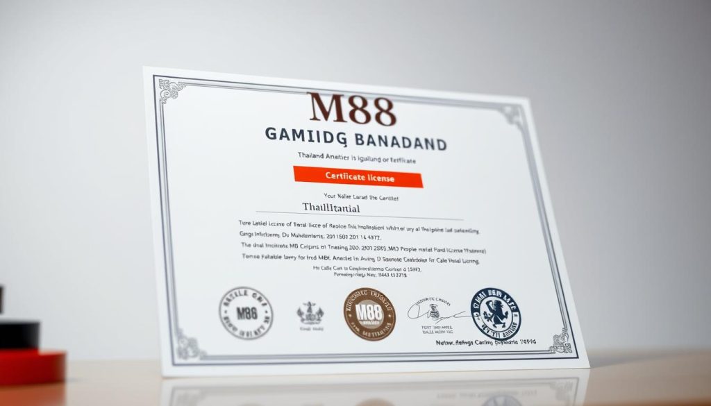 ใบอนุญาต M88
